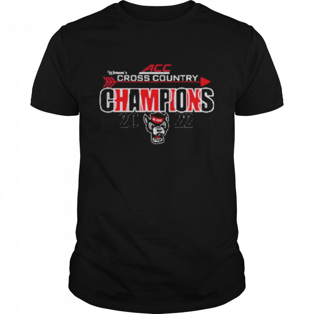 Nc state wolfpack 2022 women’s cross country acc champion shirt