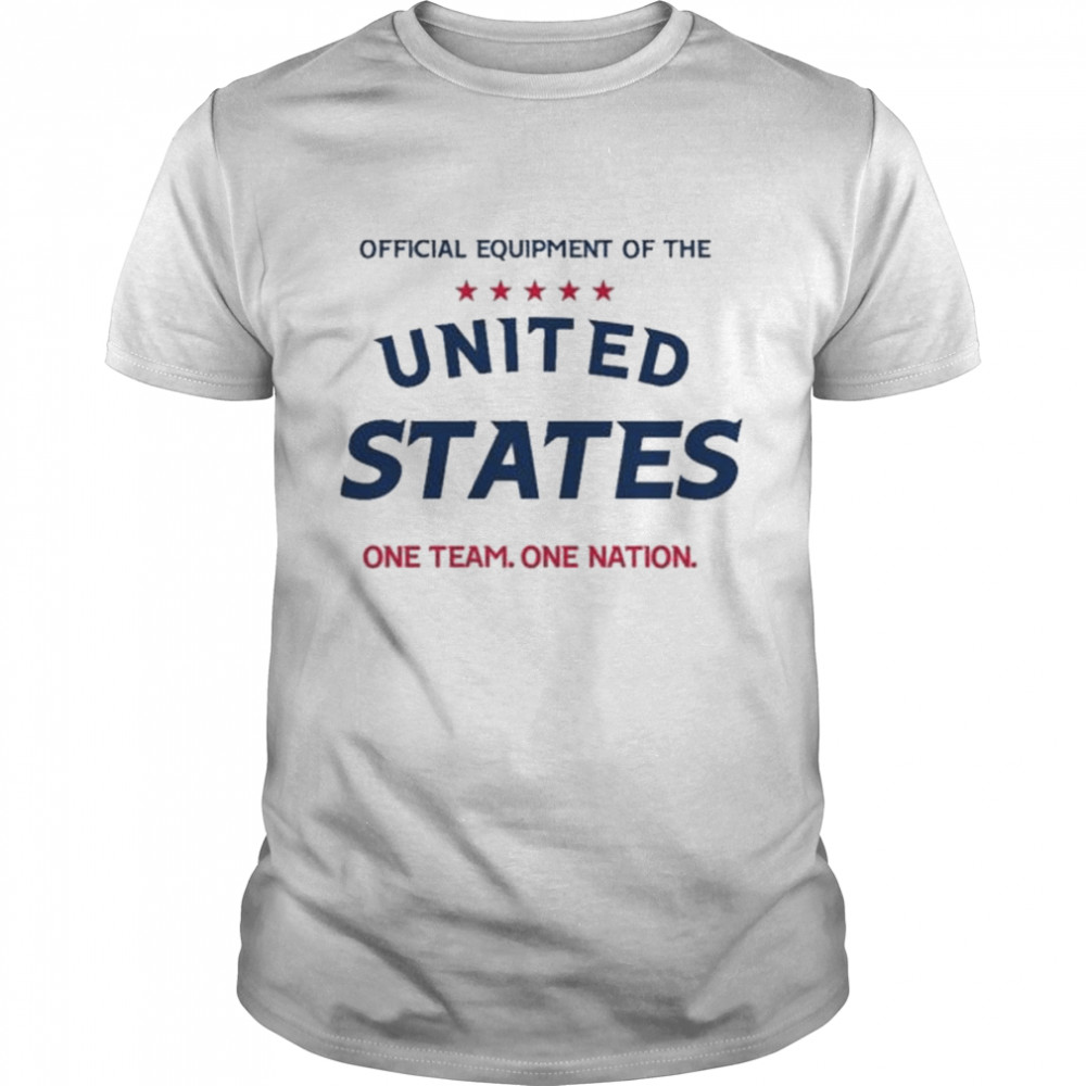 One Team One Nation United States National Soccer Team Qatar World Cup 2022 T-Shirt