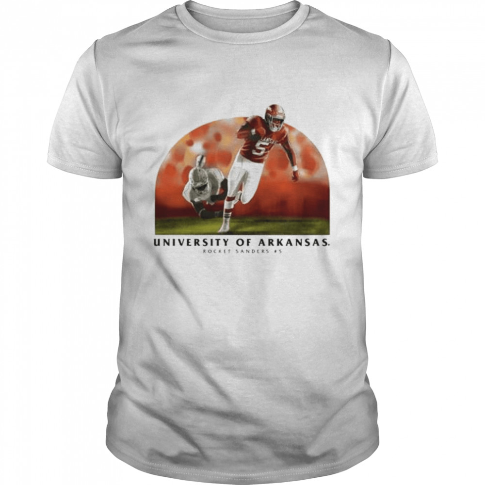 Rocket Sanders 5 University Of Arkansas 2022 shirt