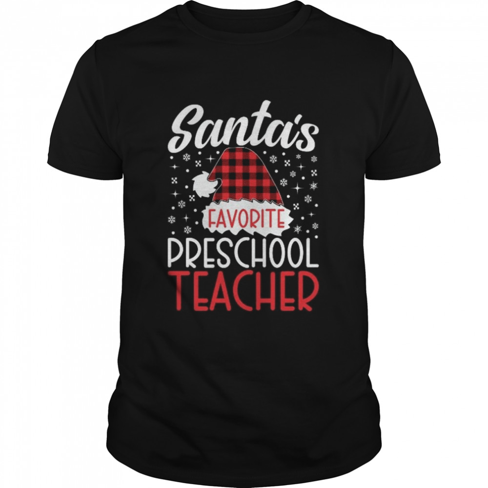 Santa Claus Preschool Teacher Shirt