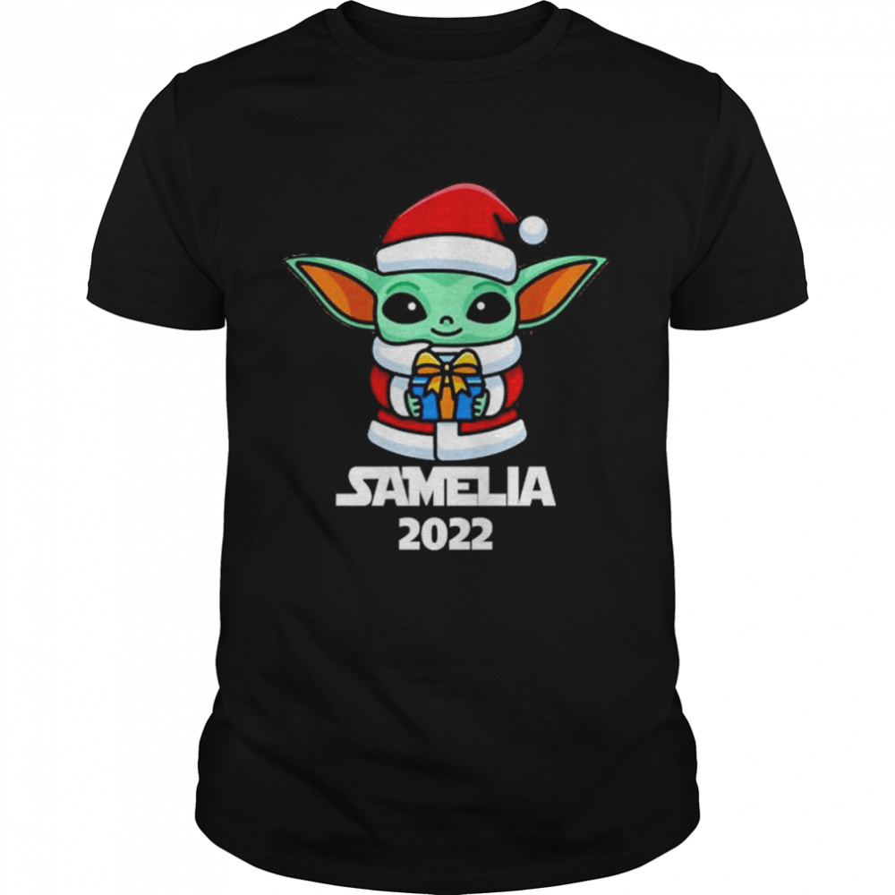 Santa Yoda Samelia 2022 Christmas 2022 shirt