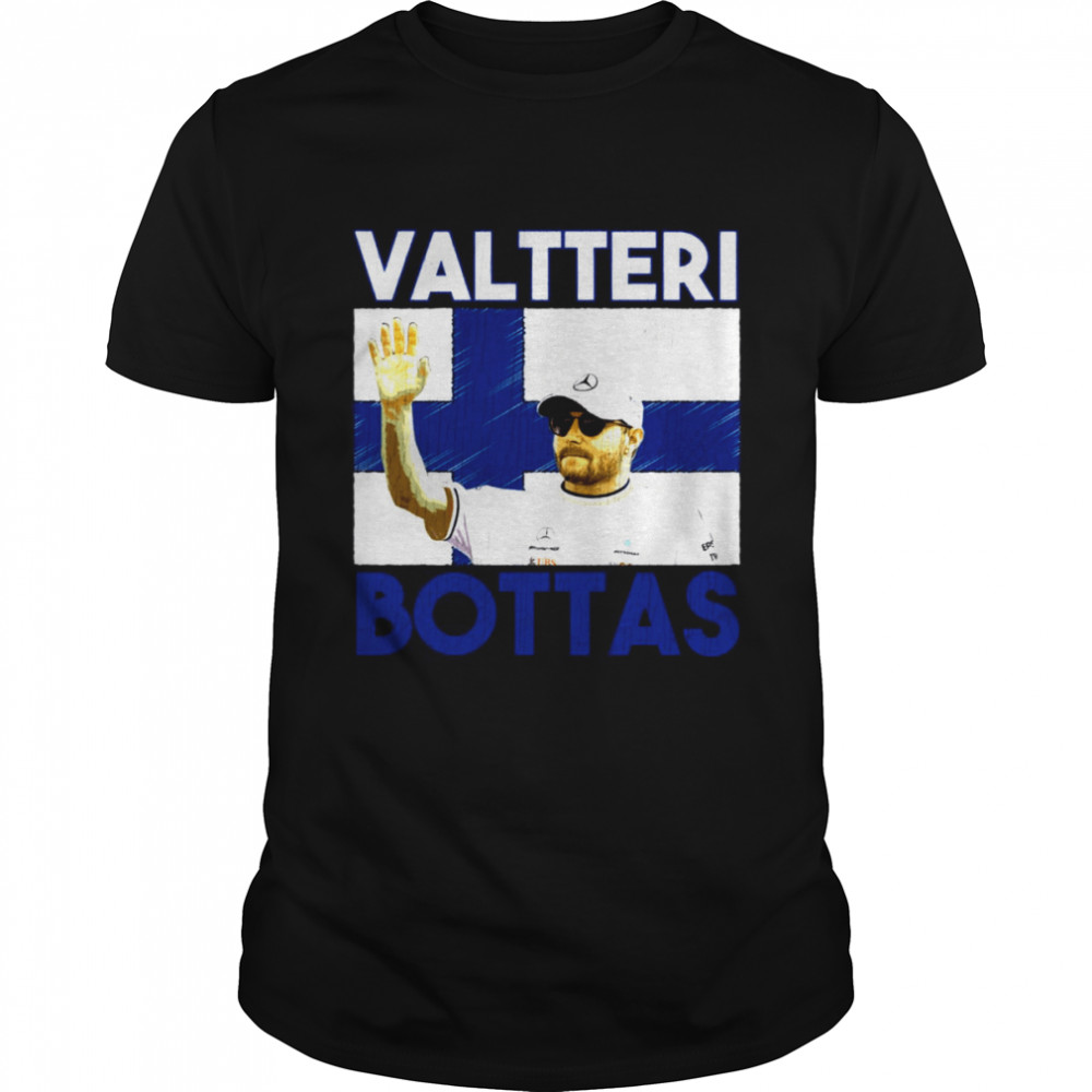 Valtteri Bottas Flag Design F1 Racing shirt