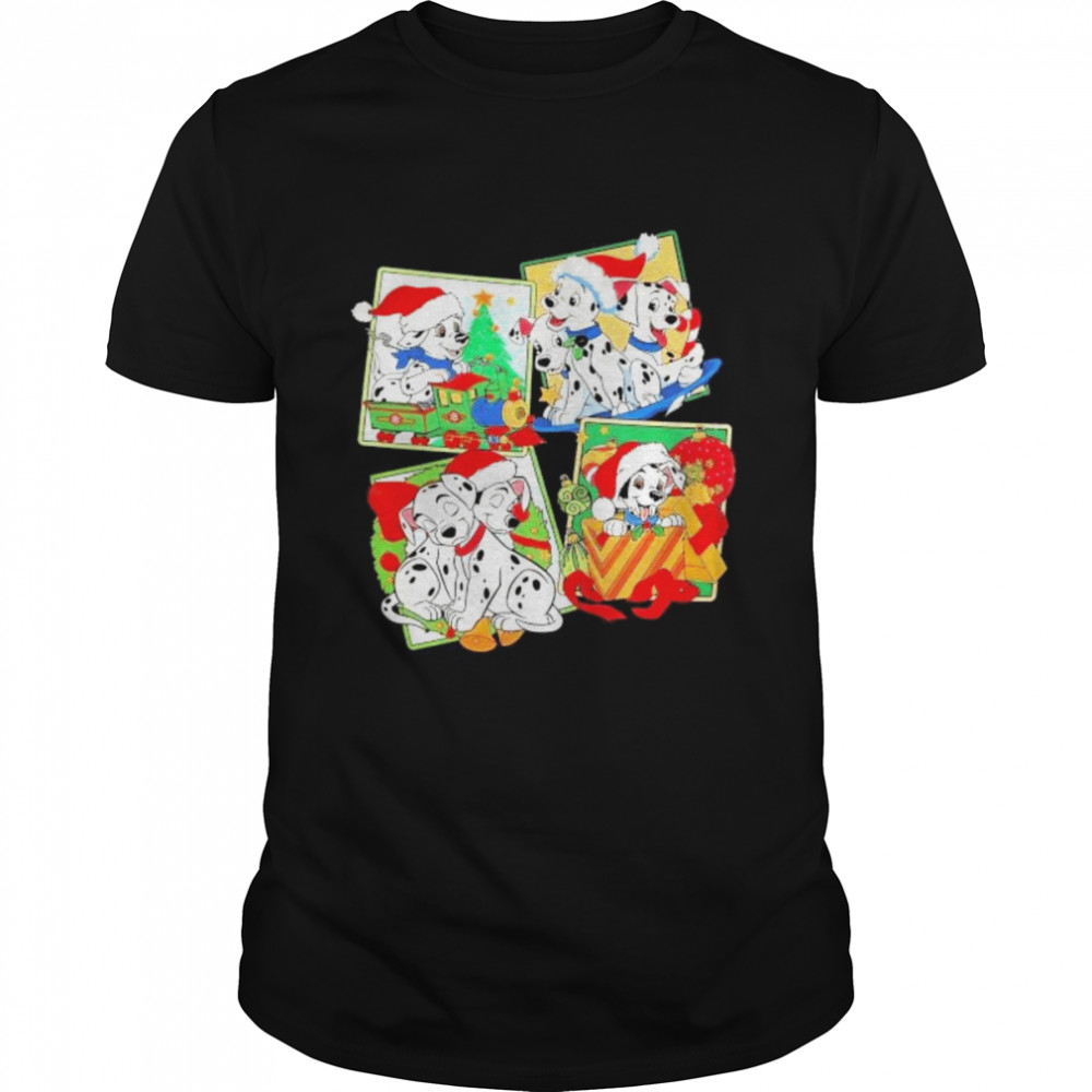 101 Dalmatians Characters Custom Santa Christmas 2022 shirt