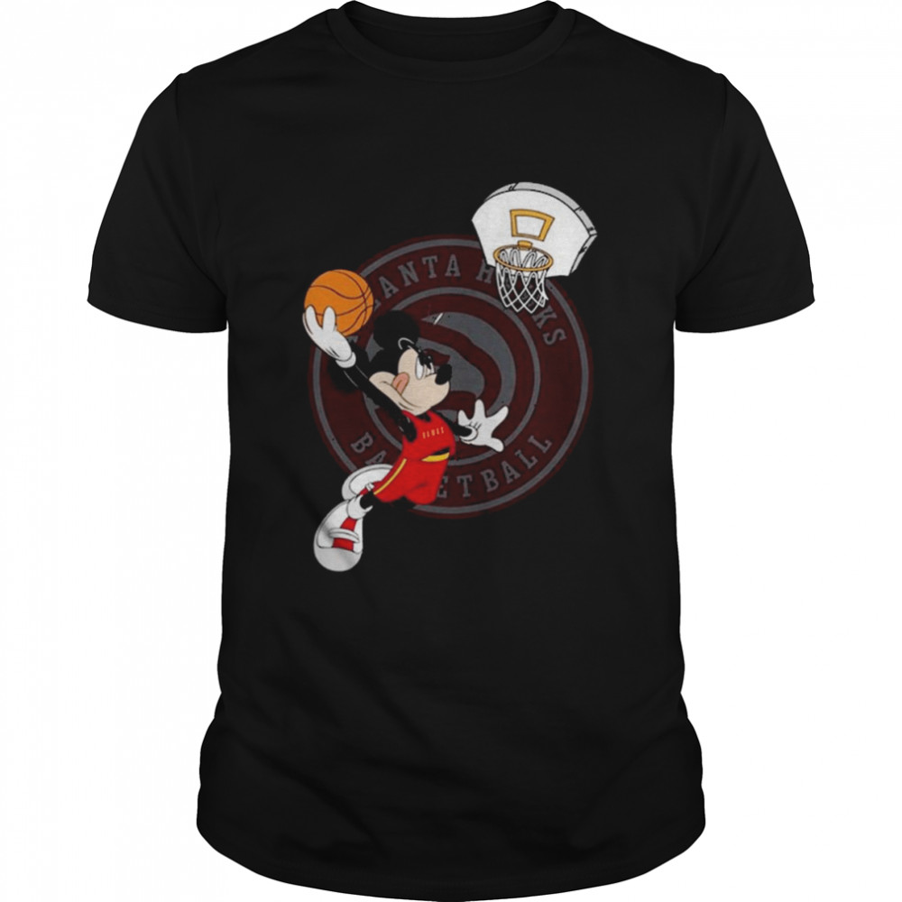 Mickey Mouse Basketball Atlanta Hawks shirt