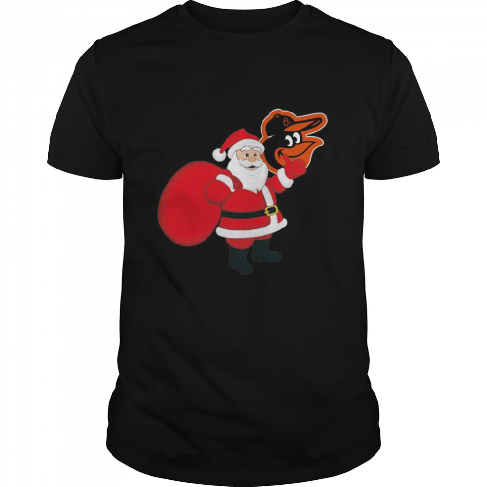 Santa Claus Baltimore Orioles MLB Christmas 2022 shirt