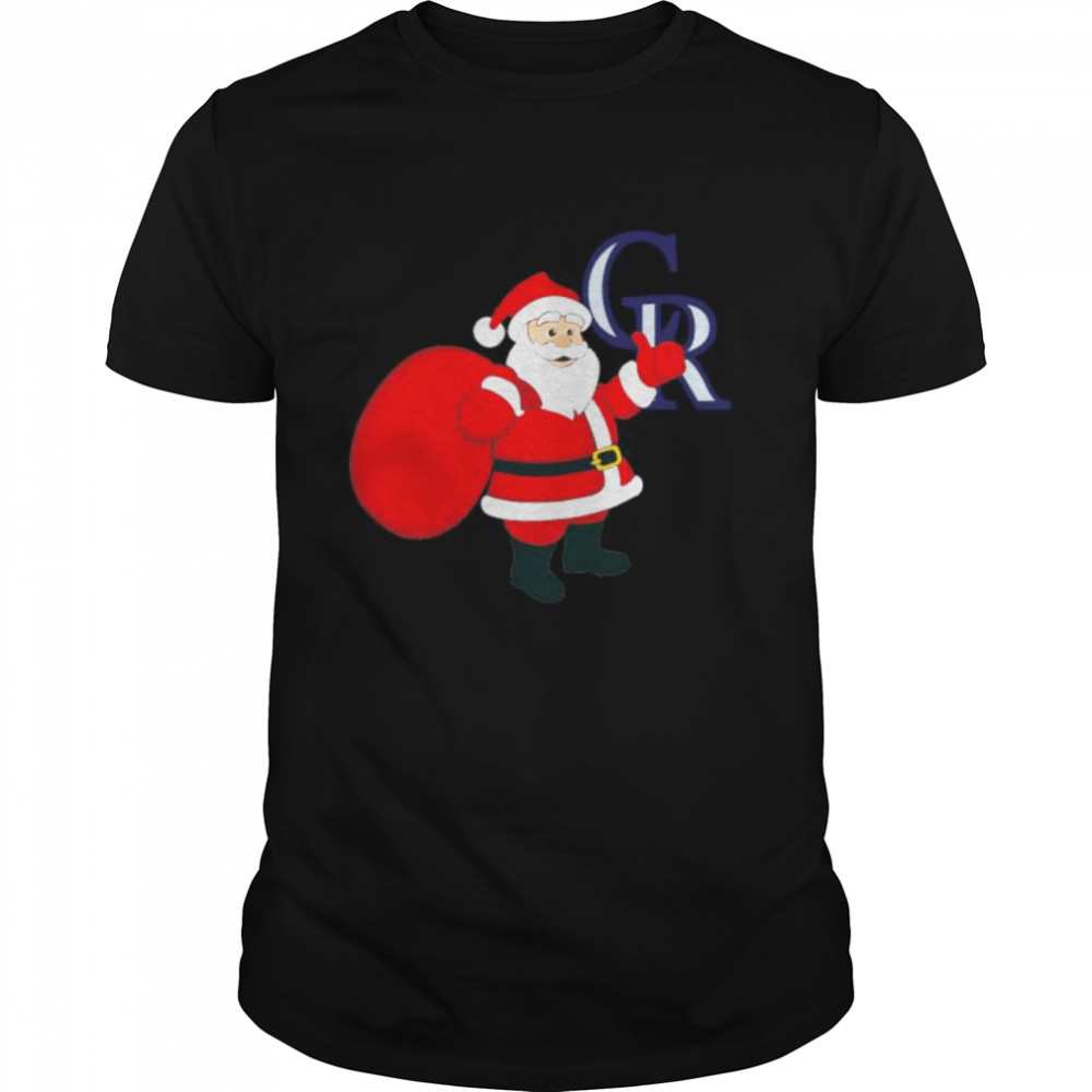 Santa Claus Colorado Rockies MLB Christmas 2022 shirt