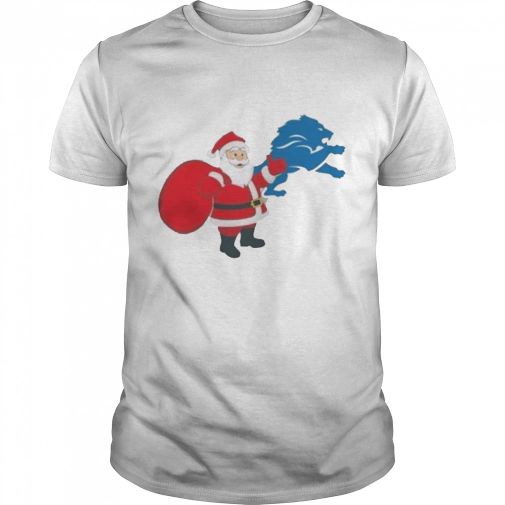 Santa Claus Detroit Lions NFL Christmas 2022 shirt