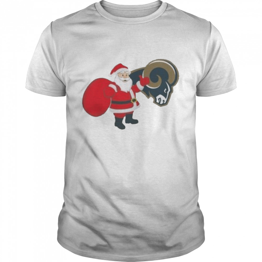 Santa Claus Los Angeles Rams NFL Christmas 2022 shirt