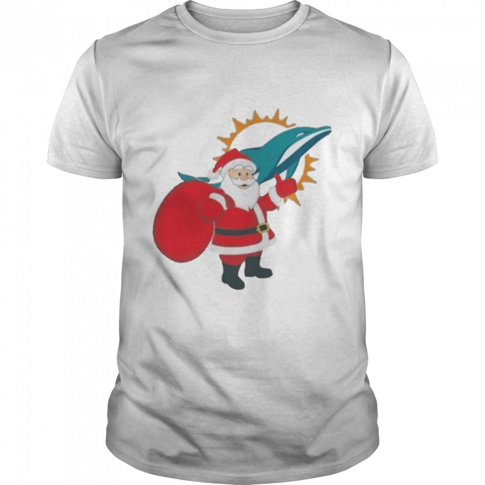 Santa Claus Miami Dolphins NFL Christmas 2022 shirt