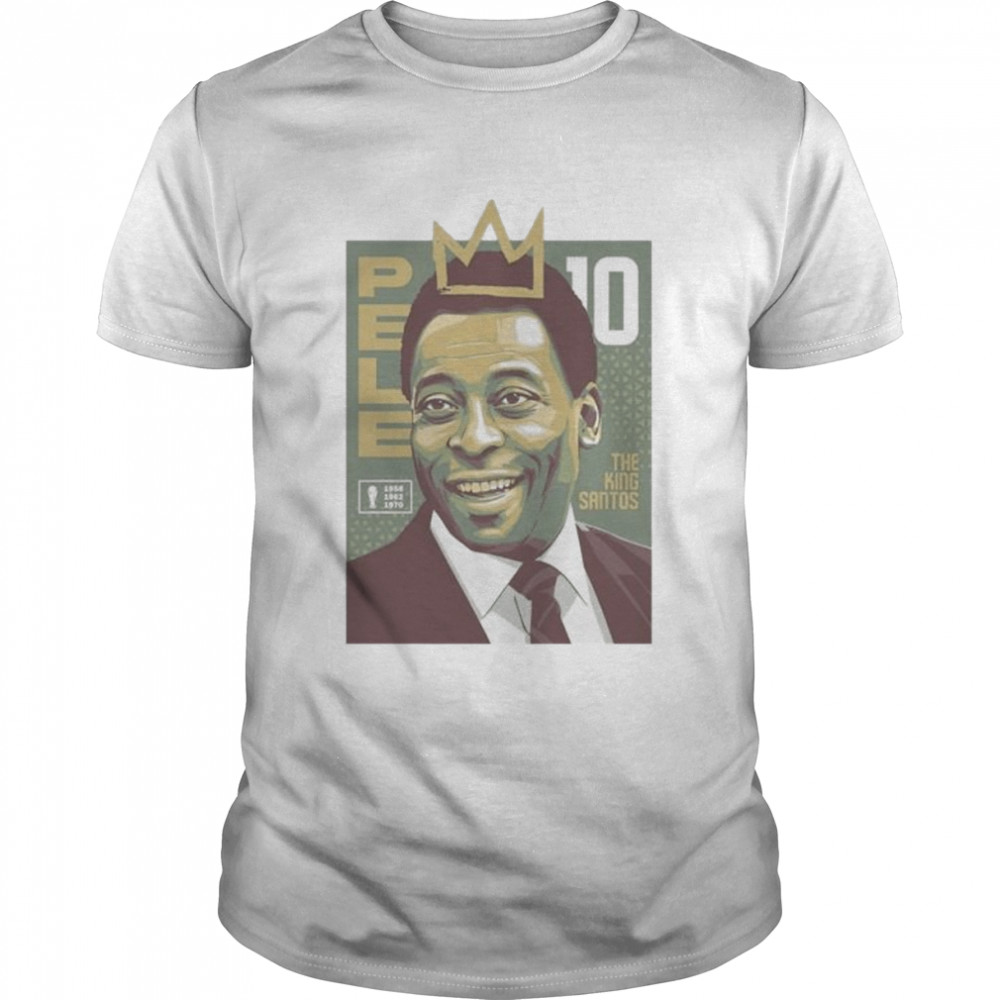 The King Santos Pele Footballer Shirt