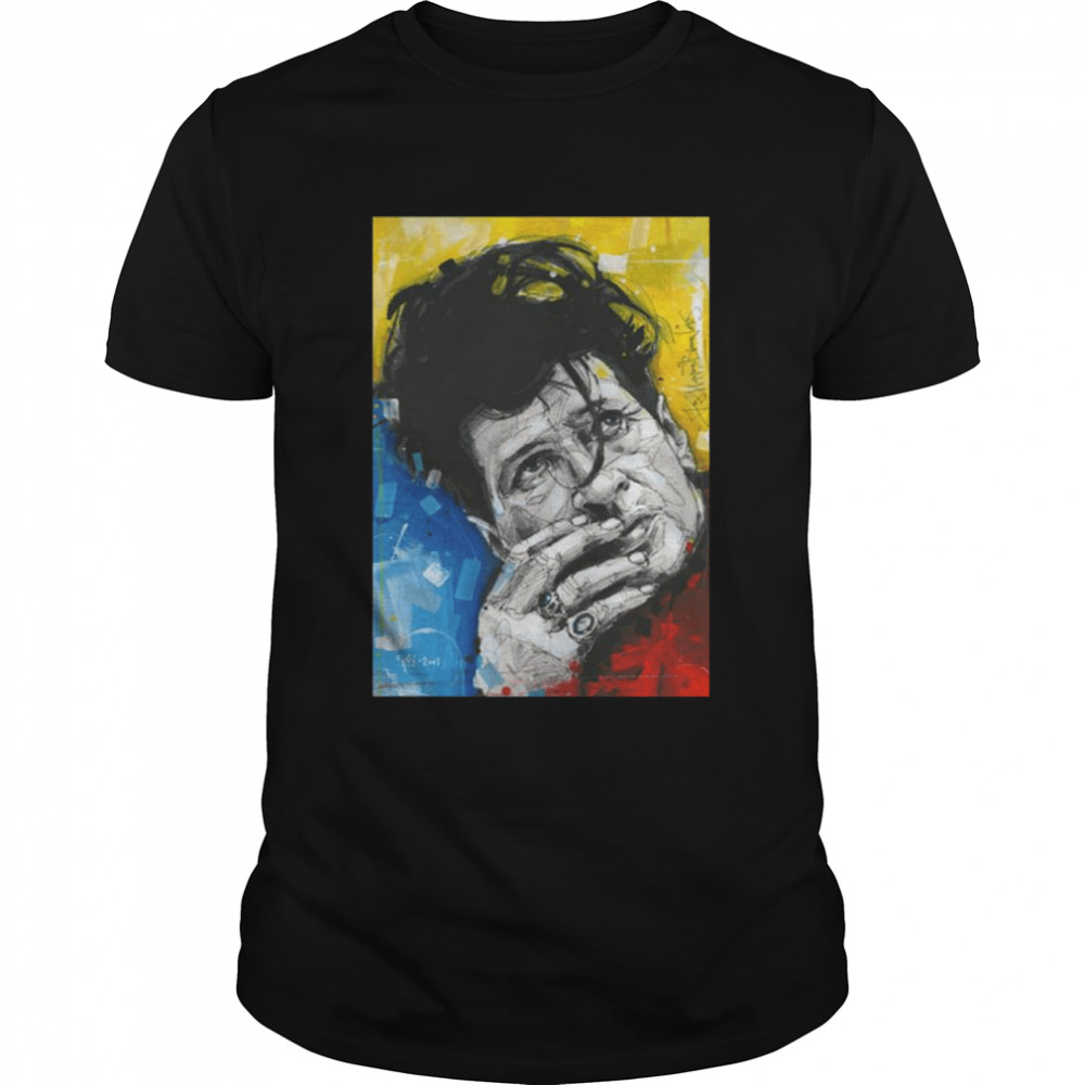 Watercolor Art Board Print Herman Brood shirt