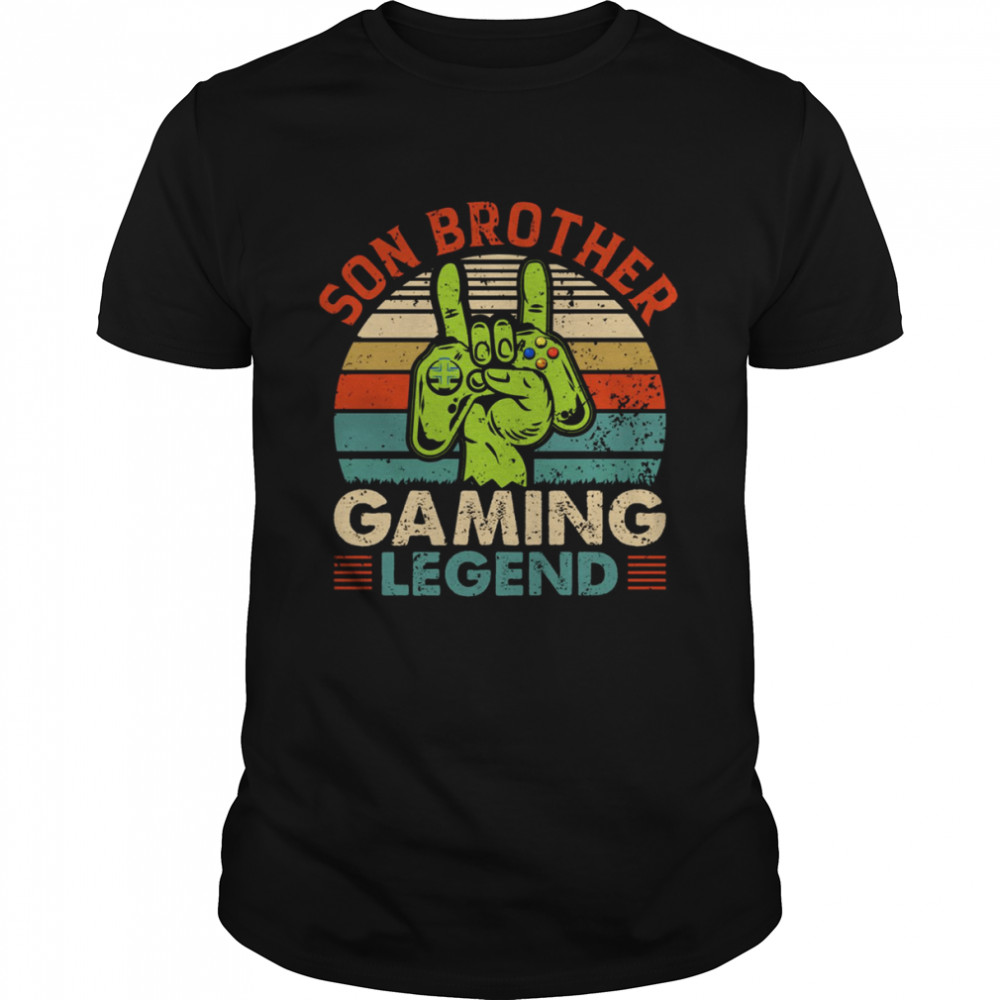 Retro Son Brother Gaming Legend shirt