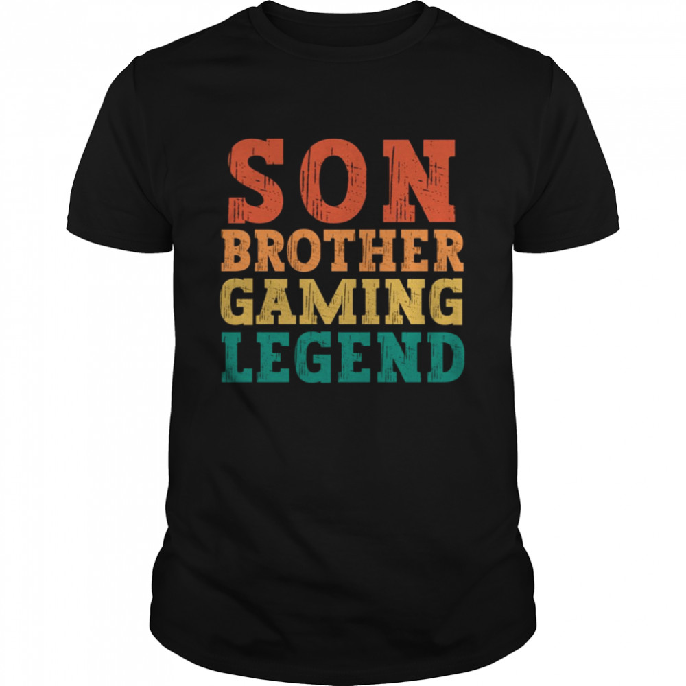 Vintage Son Brother Gaming Legend shirt