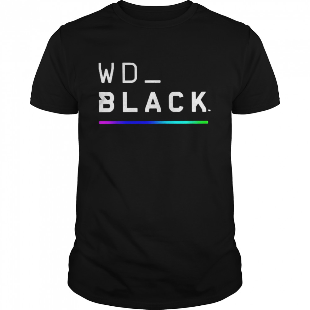 Western digital merch wd black T-shirt