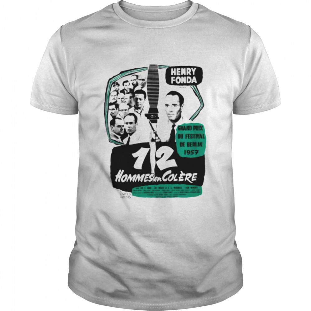 12 Angry Men French Movie Henry Fonda shirt