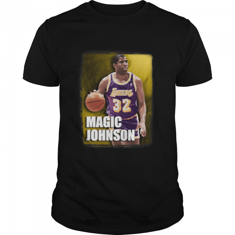 90s Design Laker Legend Magic Johnson shirt