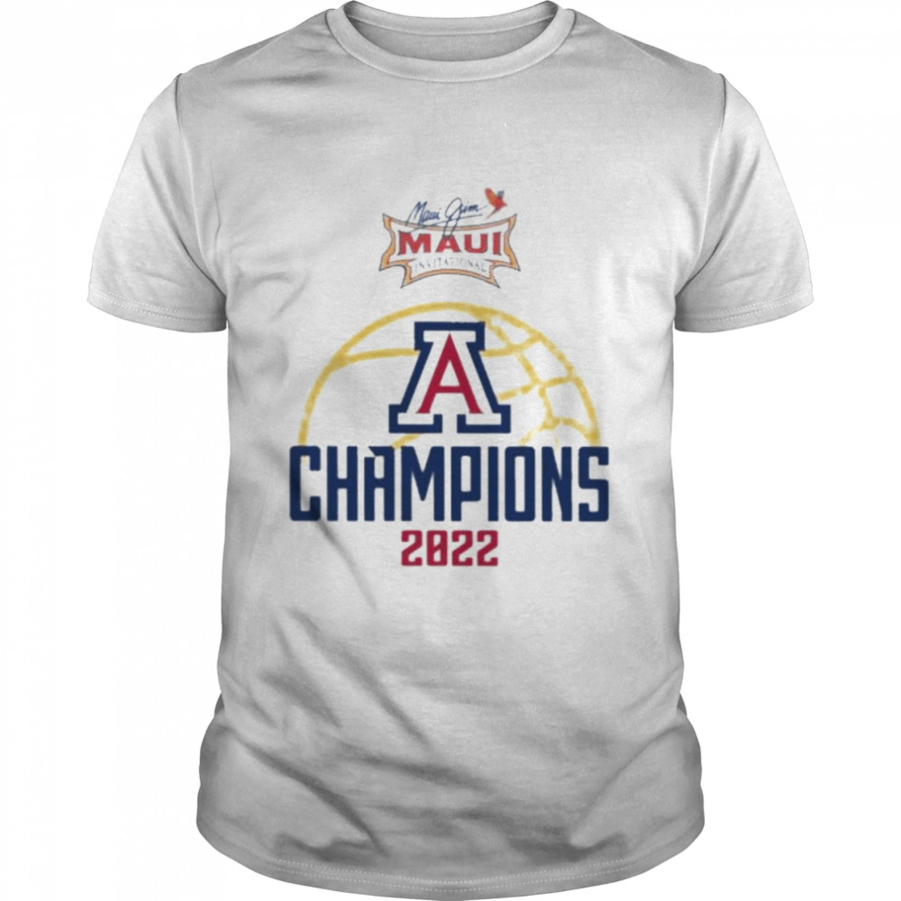 Arizona basketball maui champion 2022 shirt