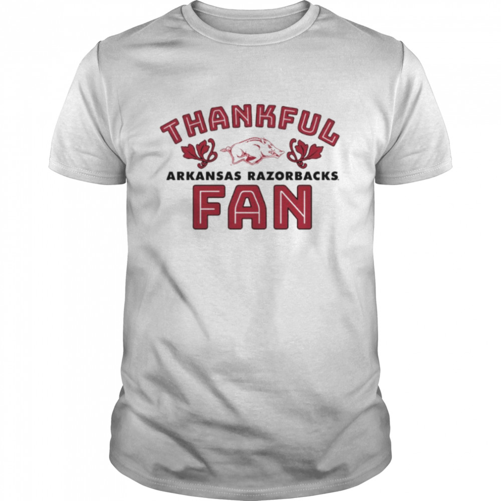 Arkansas Razorbacks thankful fan shirt