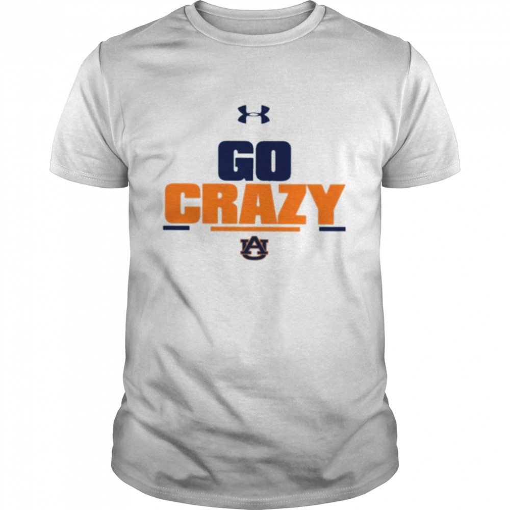 Auburn players wearing go crazy T-shirt