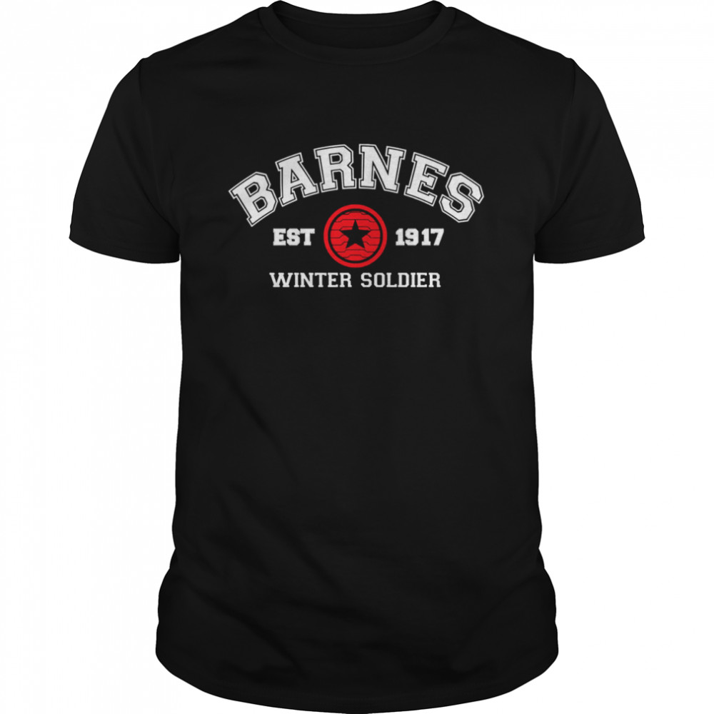 Barnes 1917 Logo Winter Soldier Bucky Barnes shirt