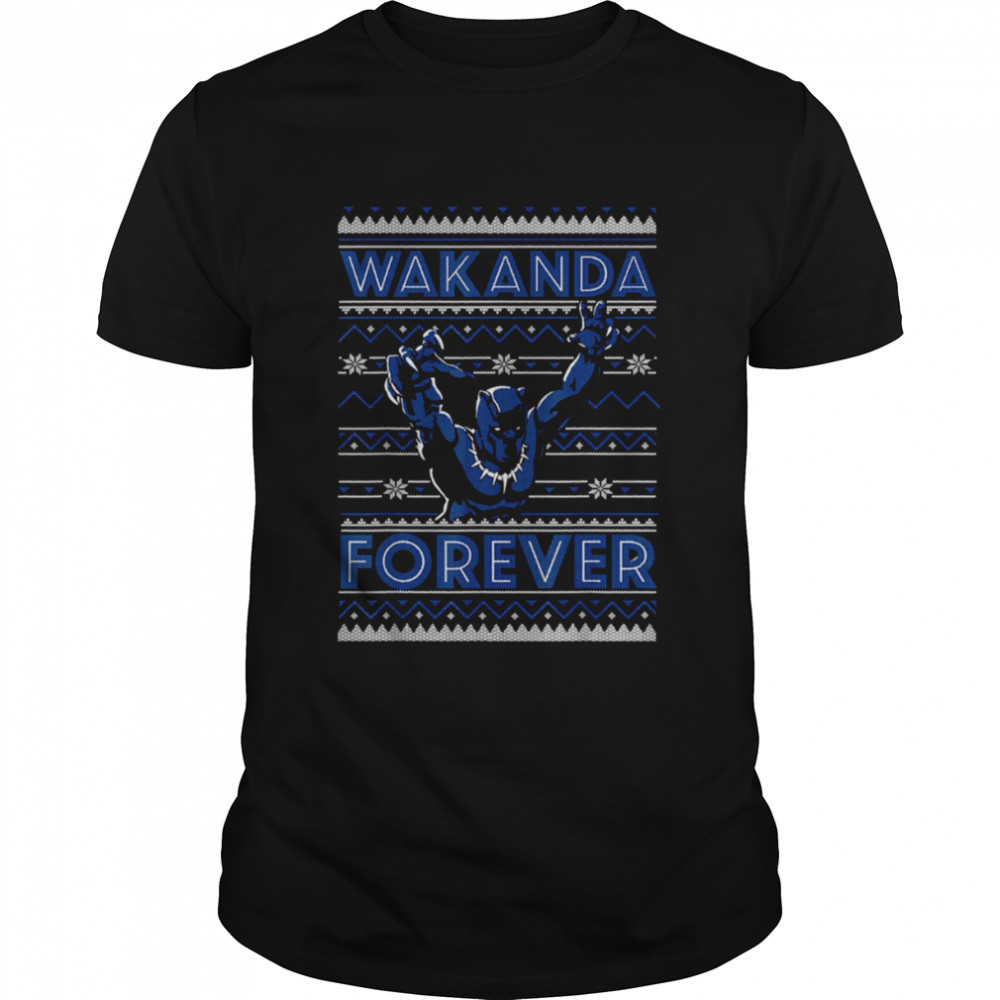 Bp Wakanda Forever Marvel Christmas Pattern shirt