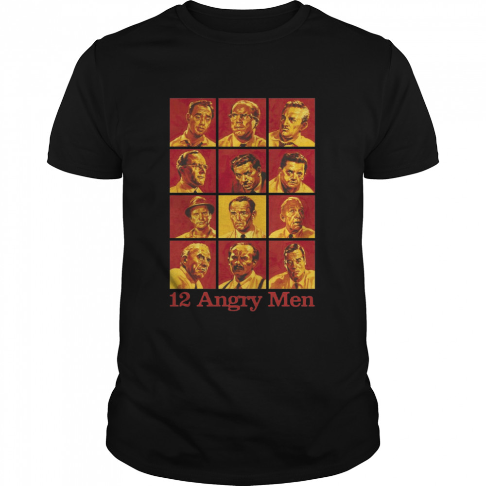 Chracters Portraits In 12 Angry Men shirt