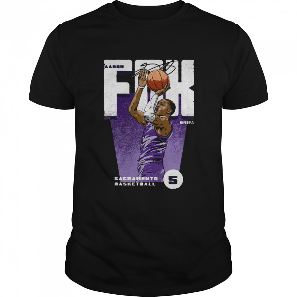 De’aaron Fox Premiere Number 5 Sacramento Kings shirt