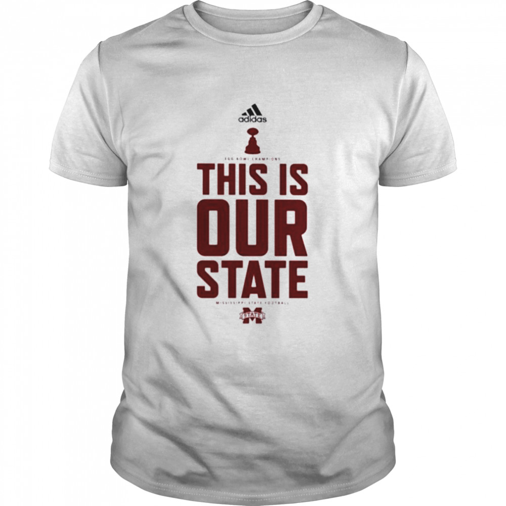 Egg bowl champions this is our state mississippi state football 2022 shirt