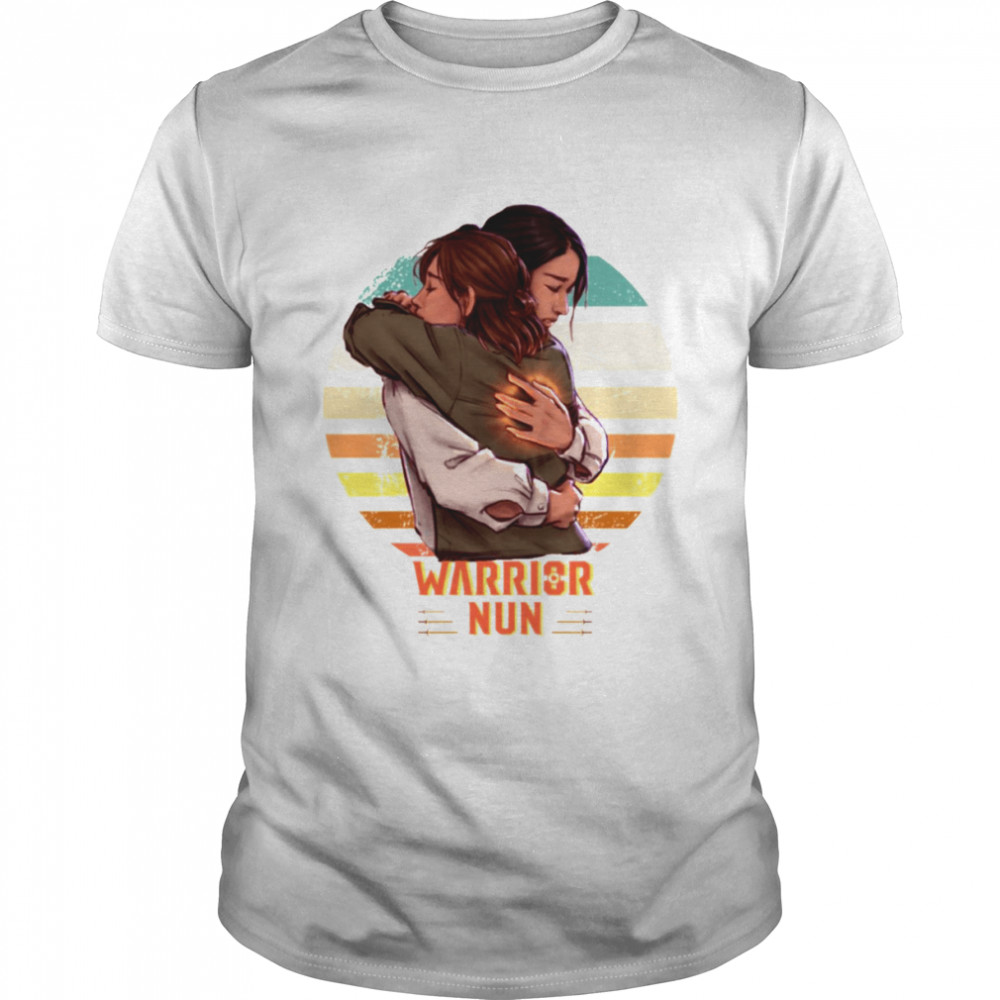 Hugging Sister Ava & Beatrice Warrior Nun Tv Series shirt