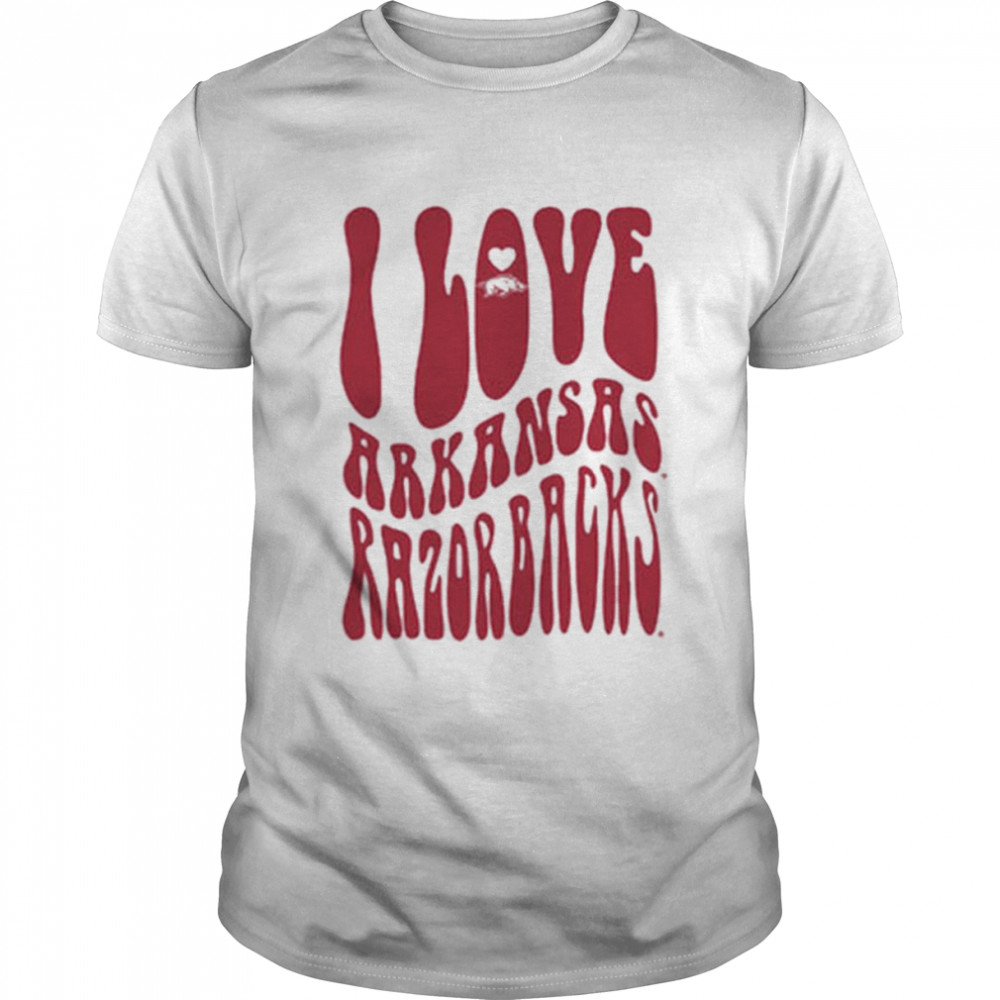 I love Arkansas Razorbacks football 2022 shirt