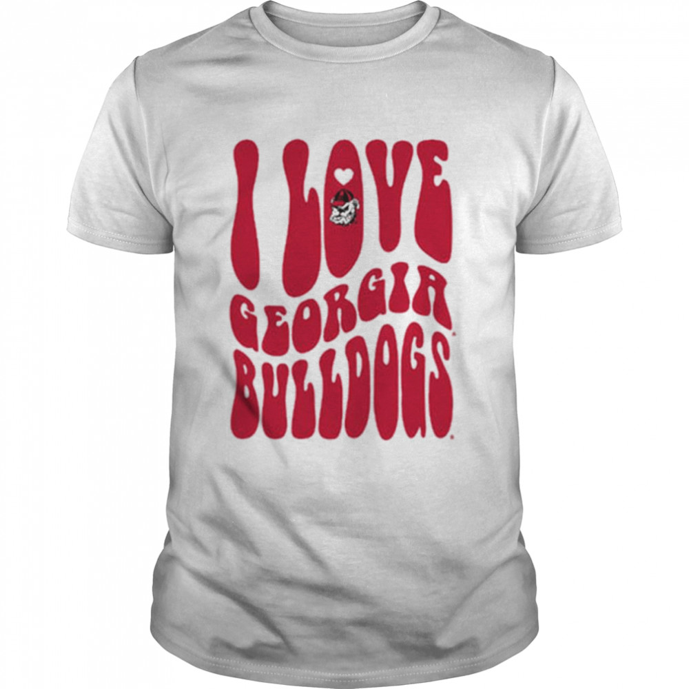 I love Georgia Bulldogs football 2022 shirt