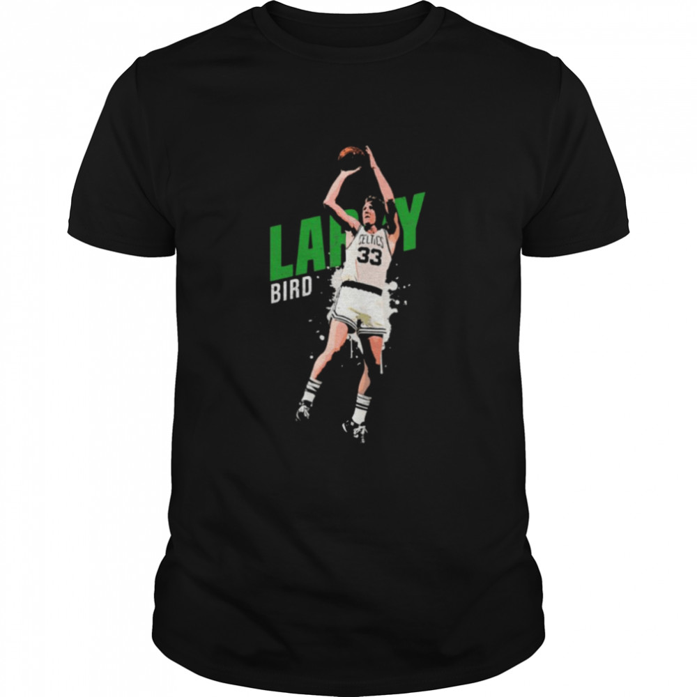 Iconic Design Of Larry Bird Basketball Celtics shirt