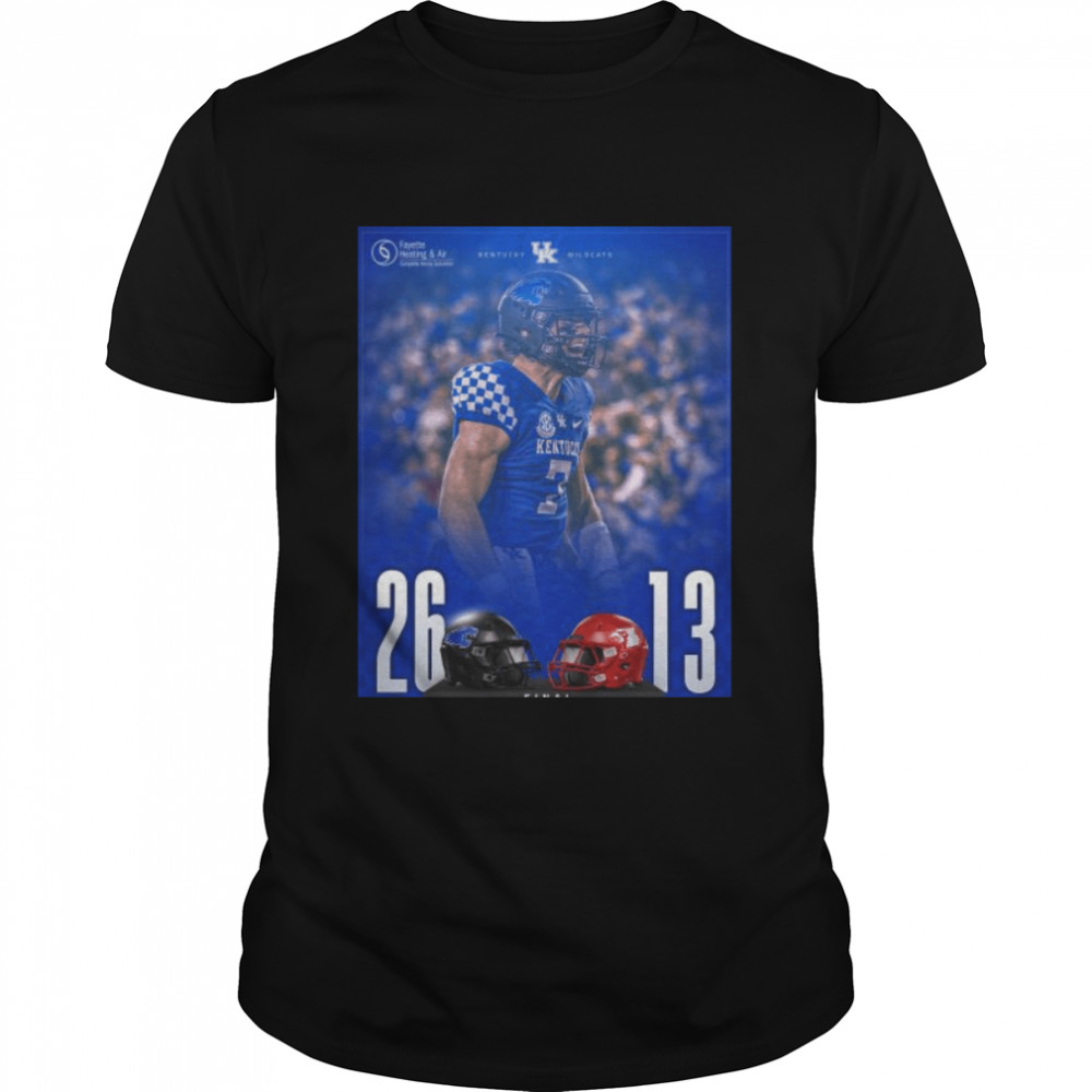 kentucky wildcats 26 13 louisville football 2022 Champions matchup final score shirt