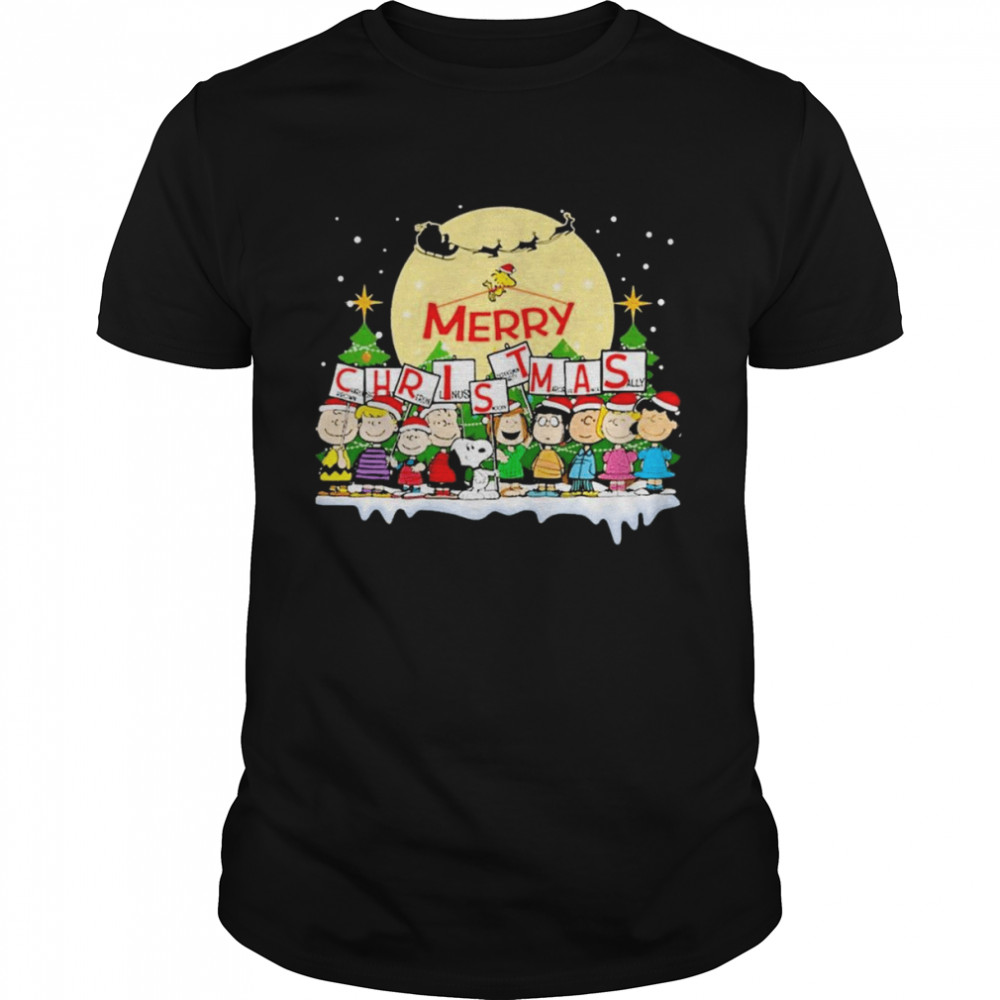 Merry Christmas The Peanuts Characters Shirt