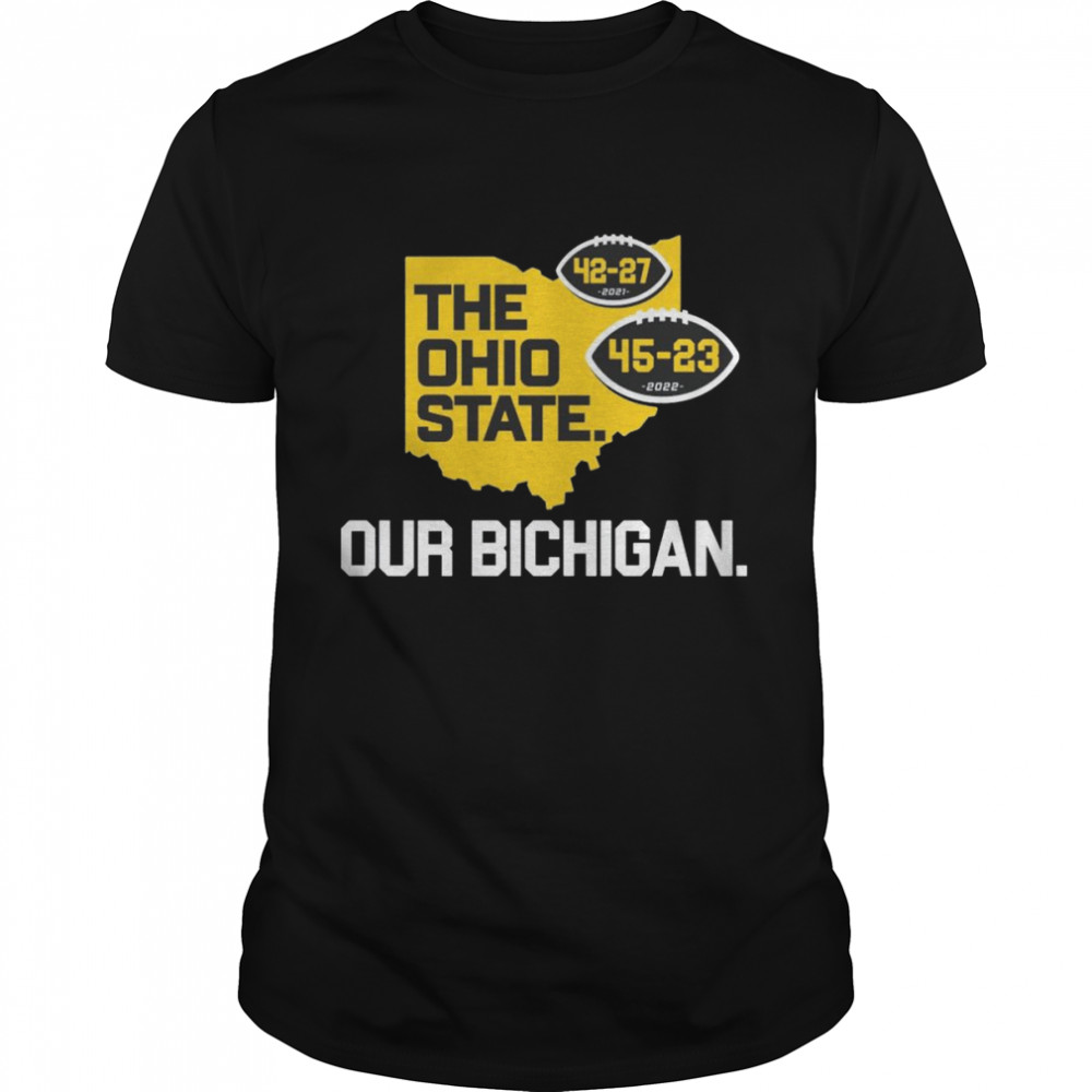 Michigan Beat Ohio The Ohio State Our Bichigan Score Shirt