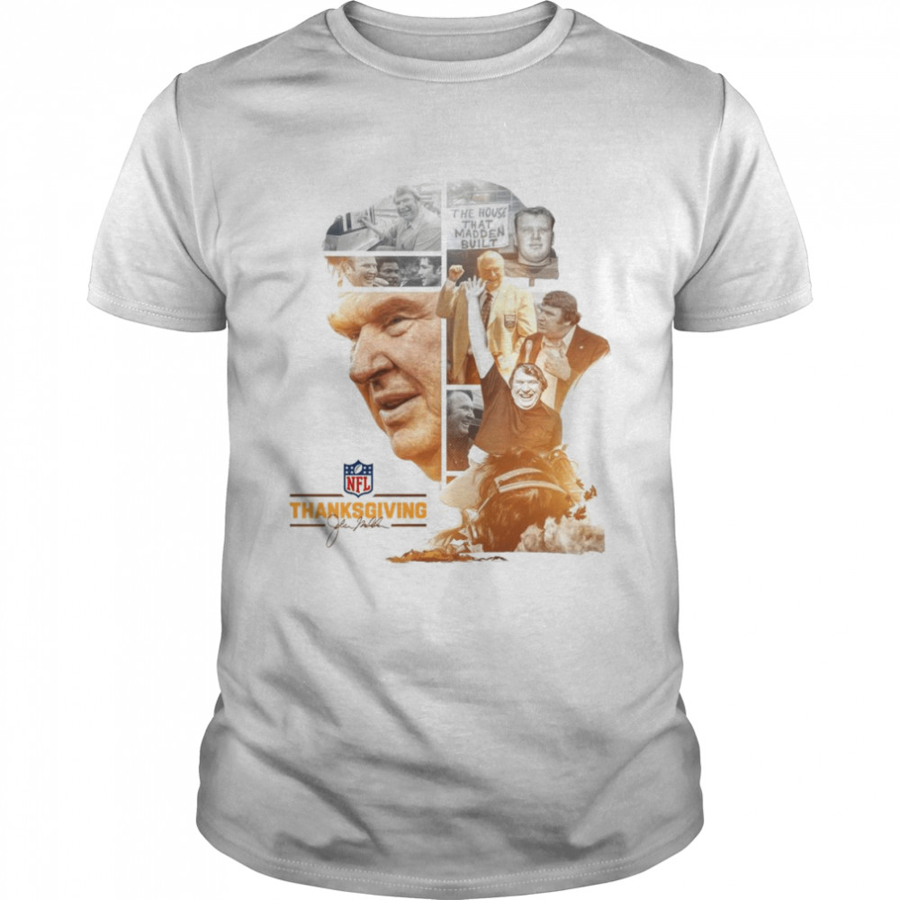 NFL Thanksgiving the House that Madden Bilt signature shirt