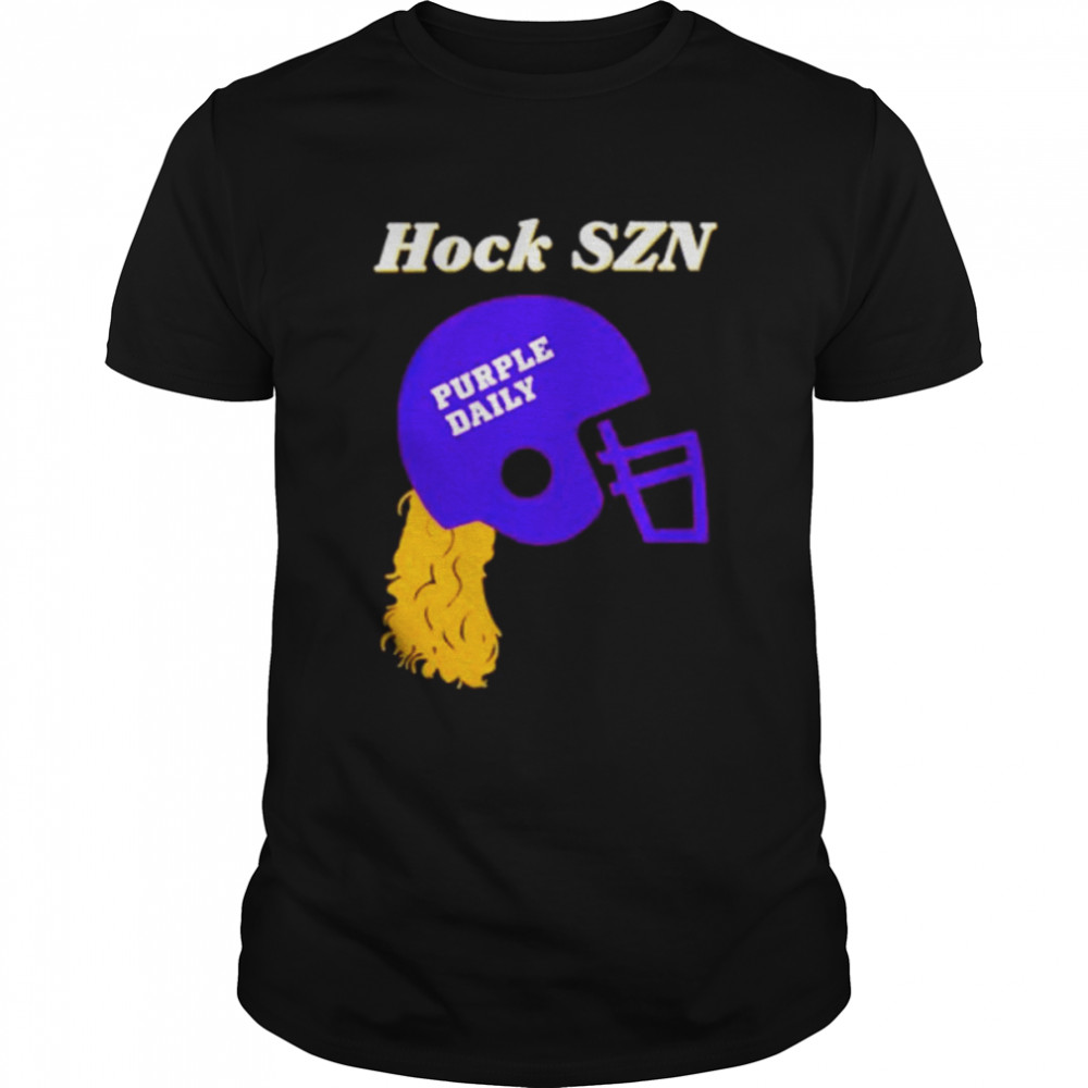 Nice hock SZN purple daily shirt