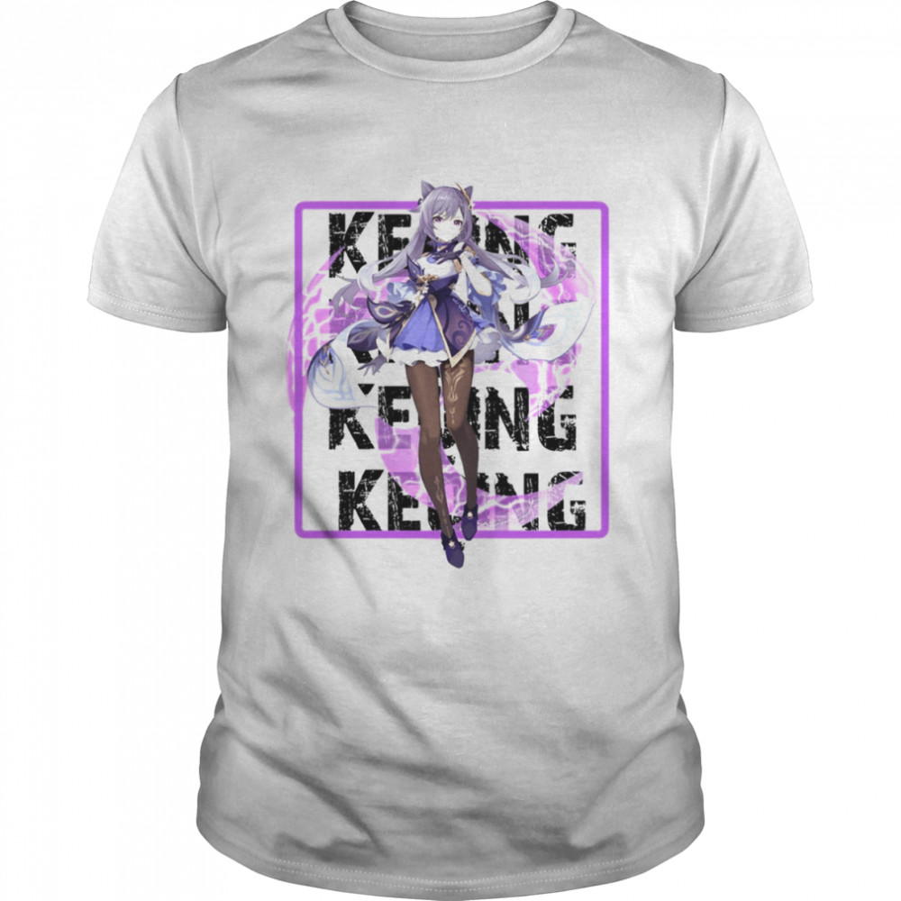 Pretty Girl Keqing Genshin Impact shirt