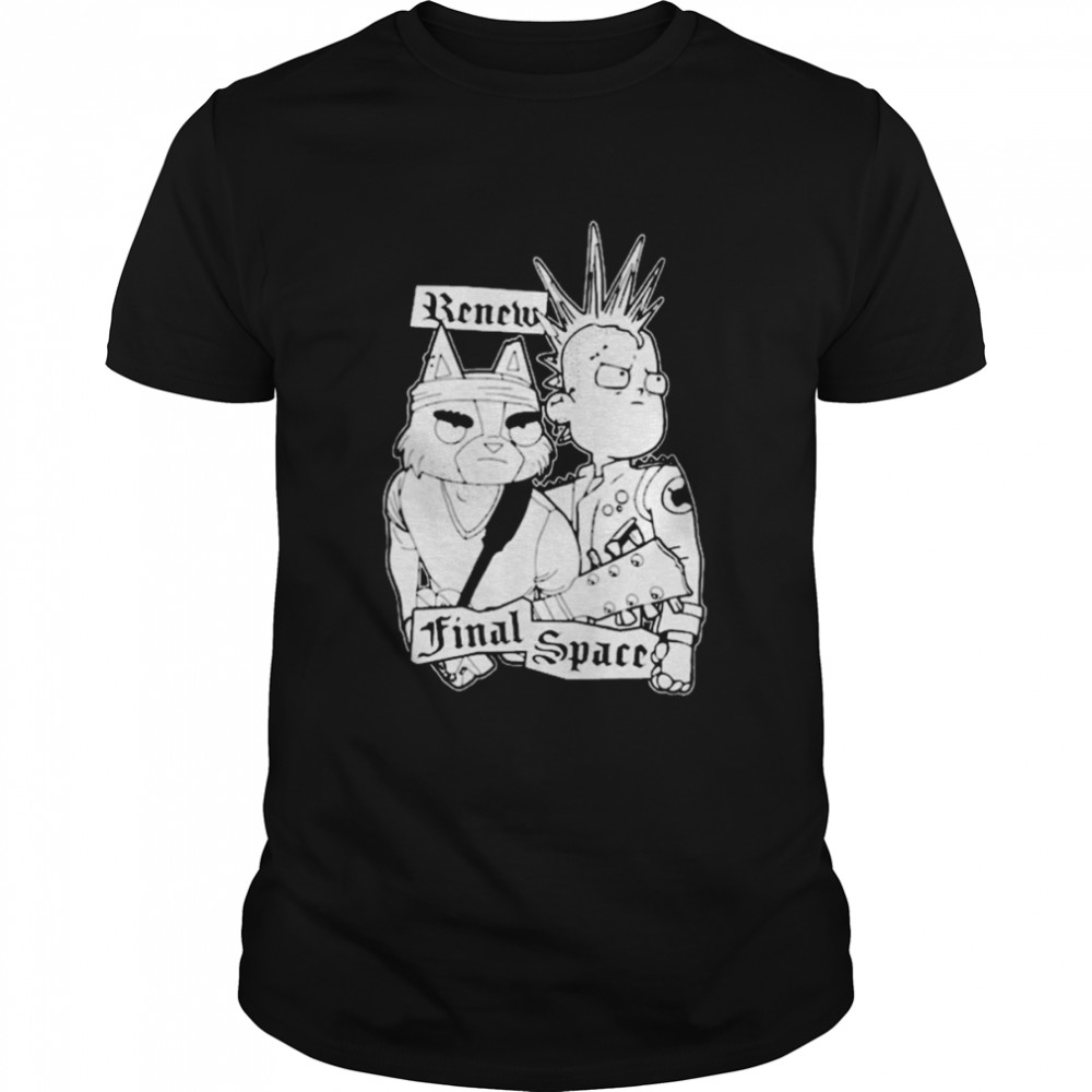 Punk rock renew final space T-shirt