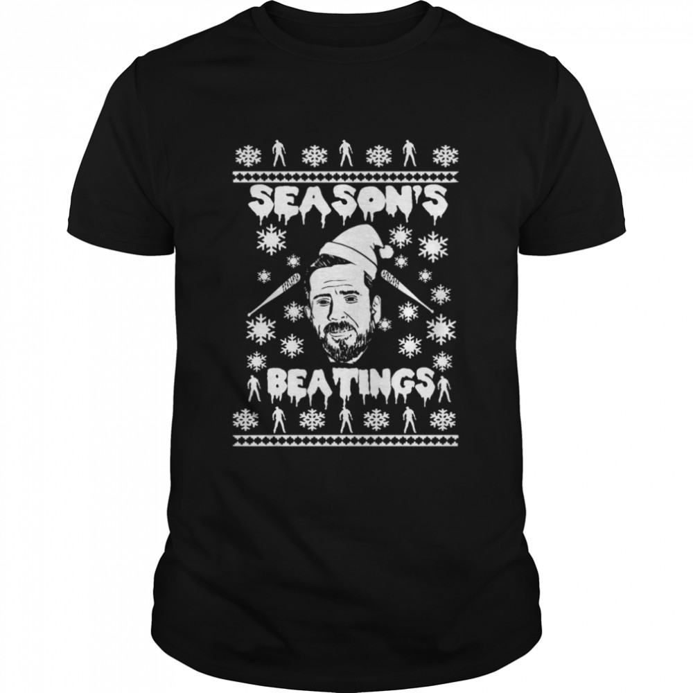 Santa Season’s Beatings Negan Ugly Christmas shirt