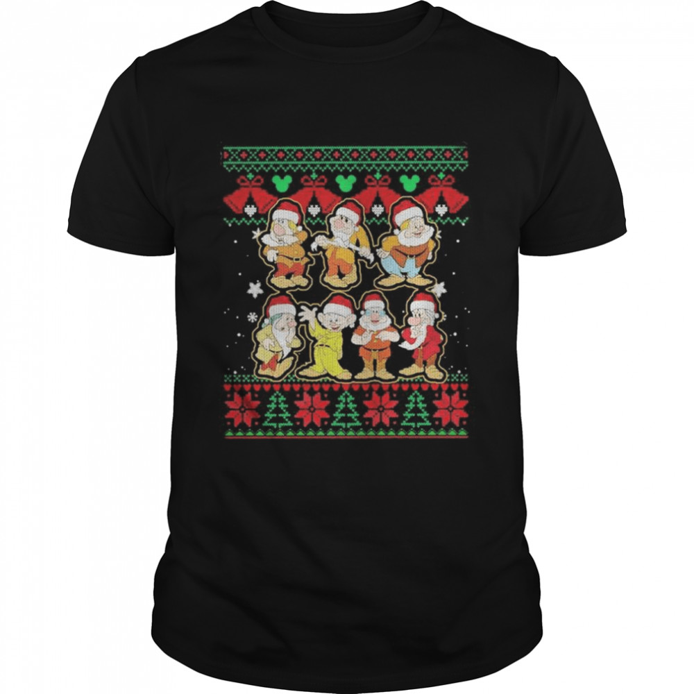 Santa Seven Dwarfs Characters Ugly shirt