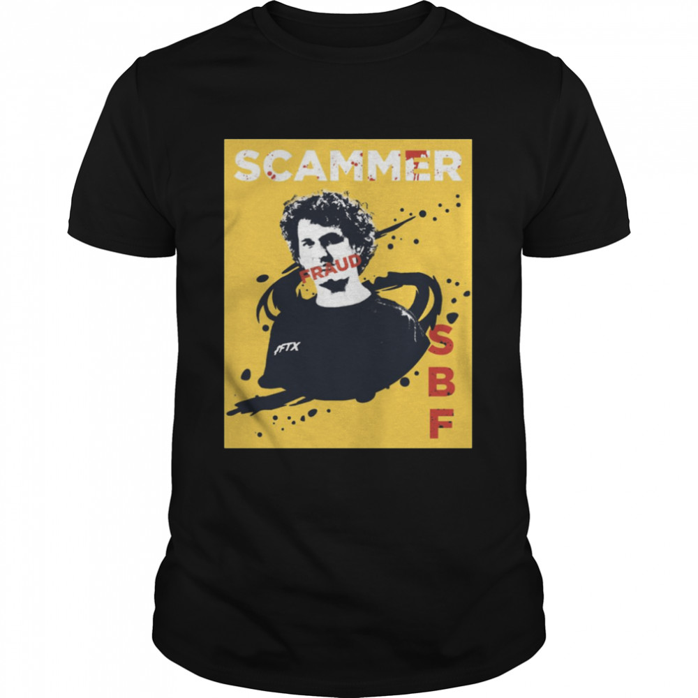 Sbf Scammer Sam Bankman Fraud Painting shirt