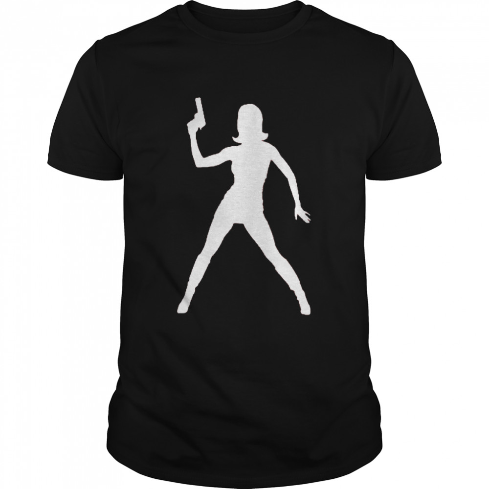 Sexy Girl With Gun Pistol In Hand Girls Like Guns shirt