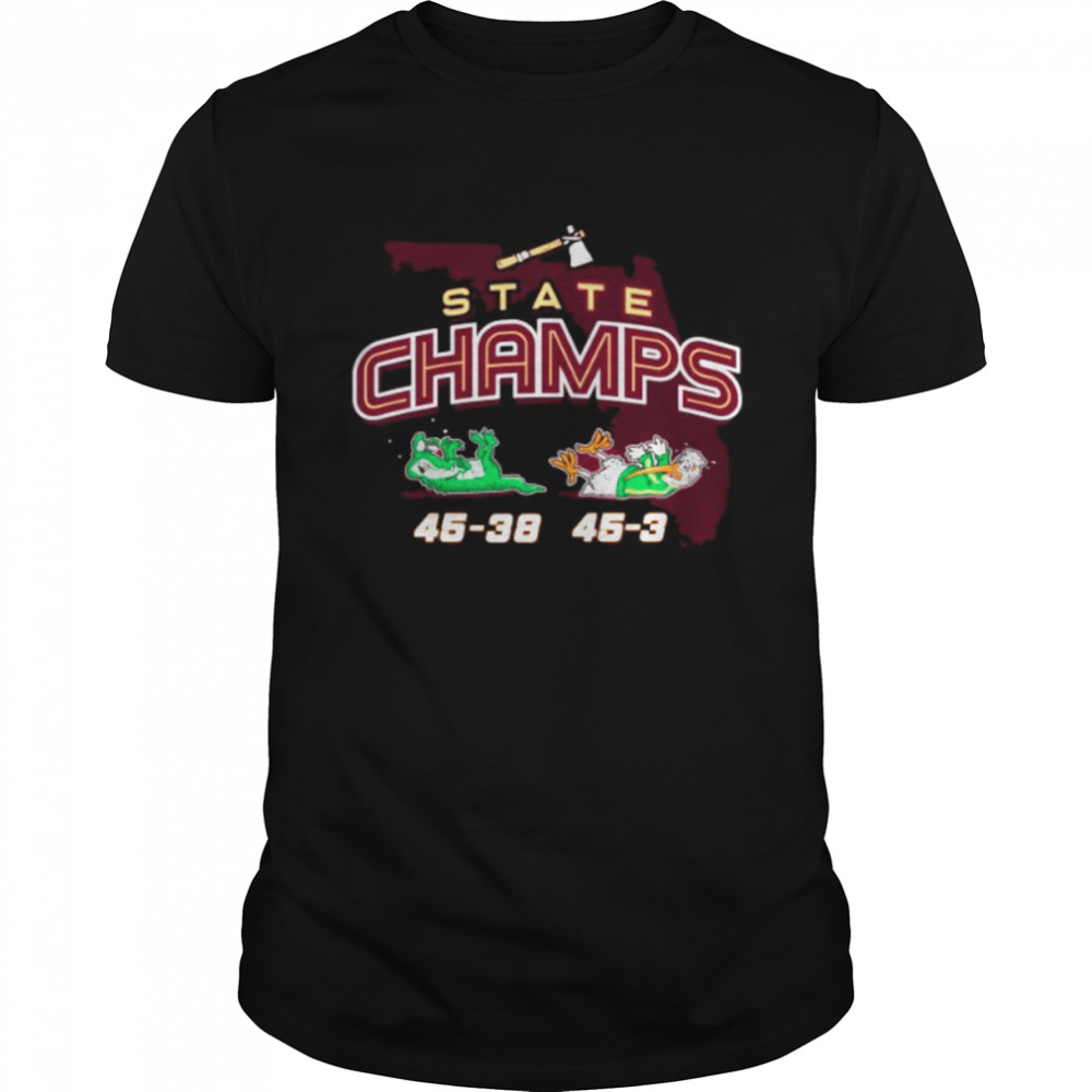 State Champs 2022 Florida State Seminoles Winner Score Shirt