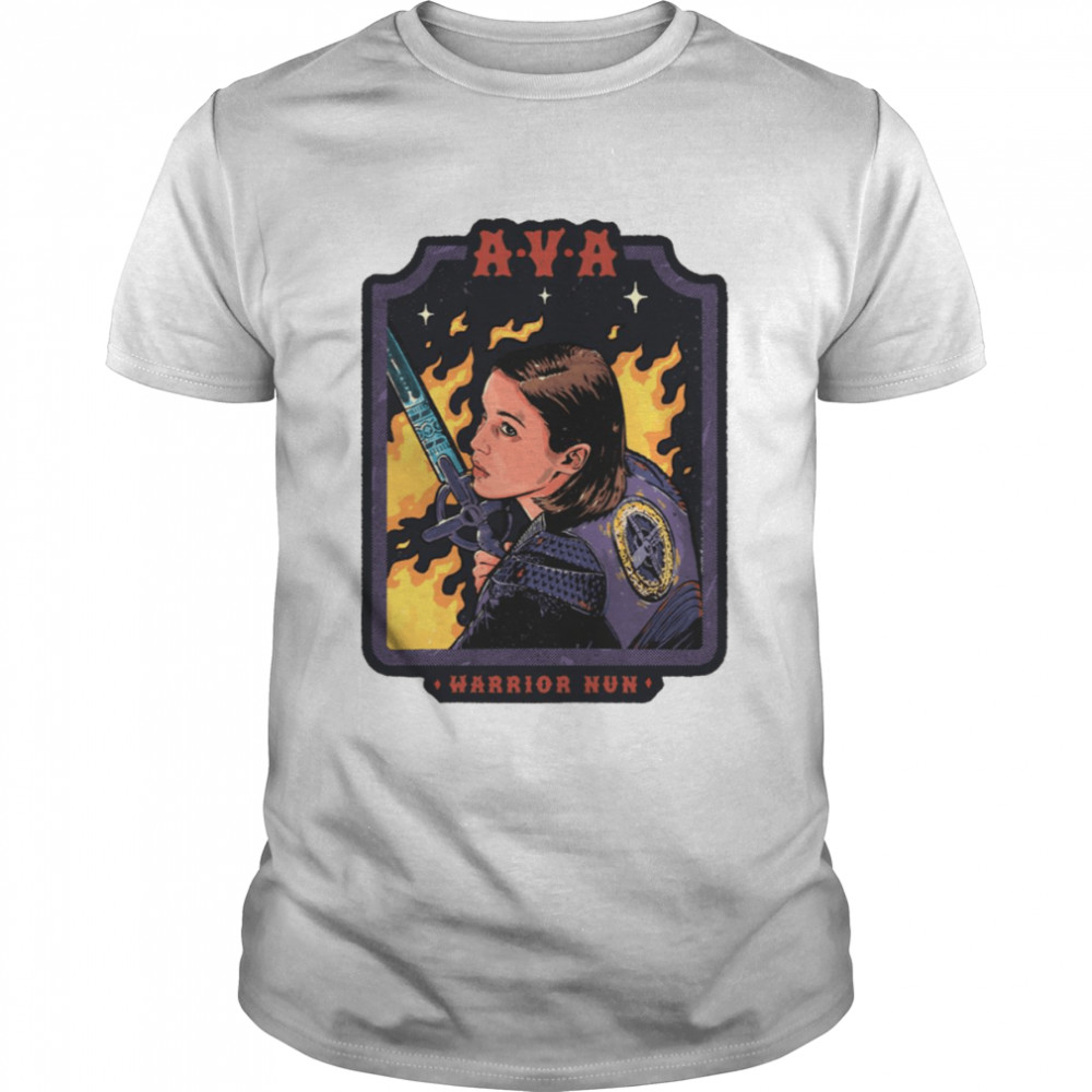 Vintage Ava Silva Warrior Nun Sister Beatrice Fanart shirt