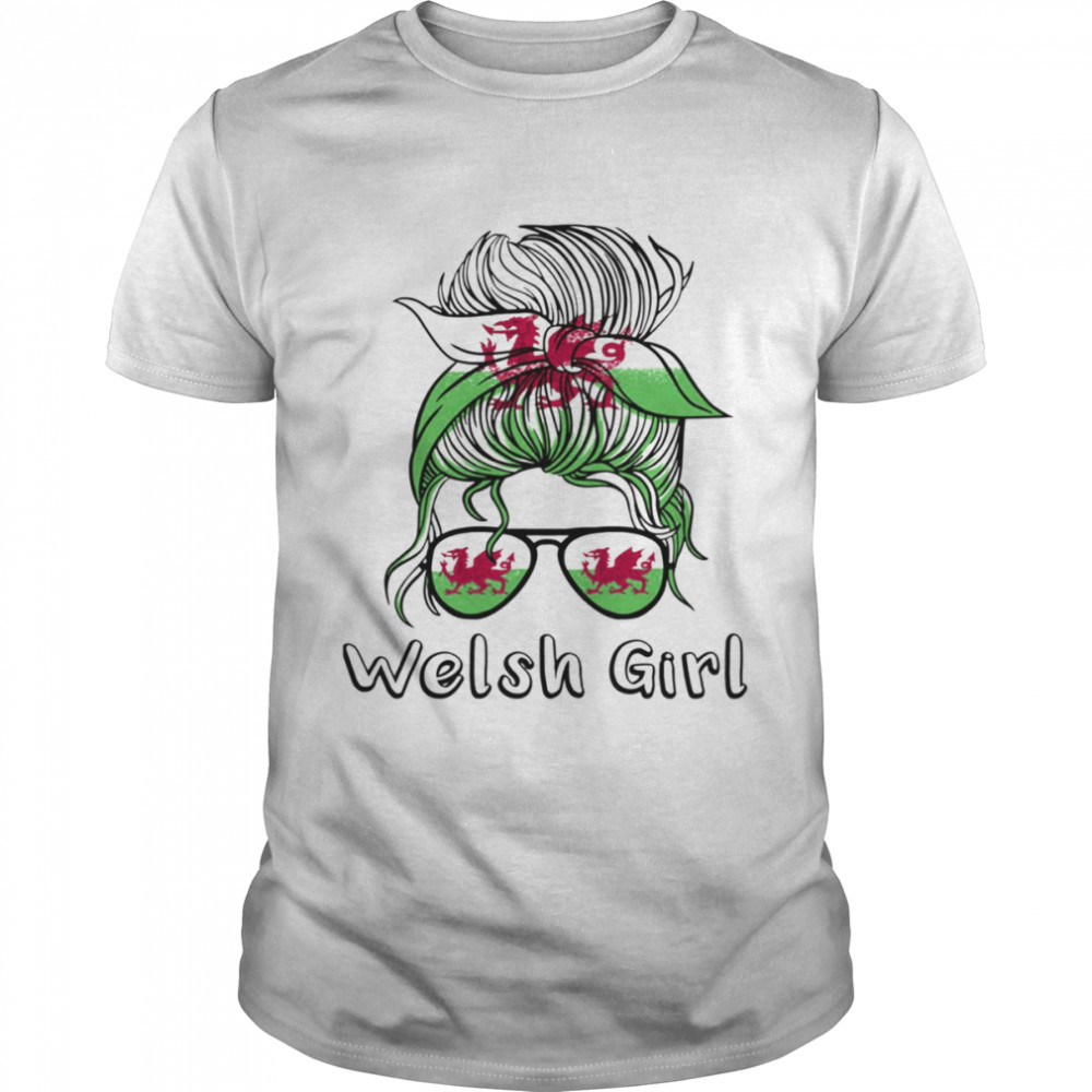 Wales Welsh Girl 2022 Football World Cup Flag Cymru shirt