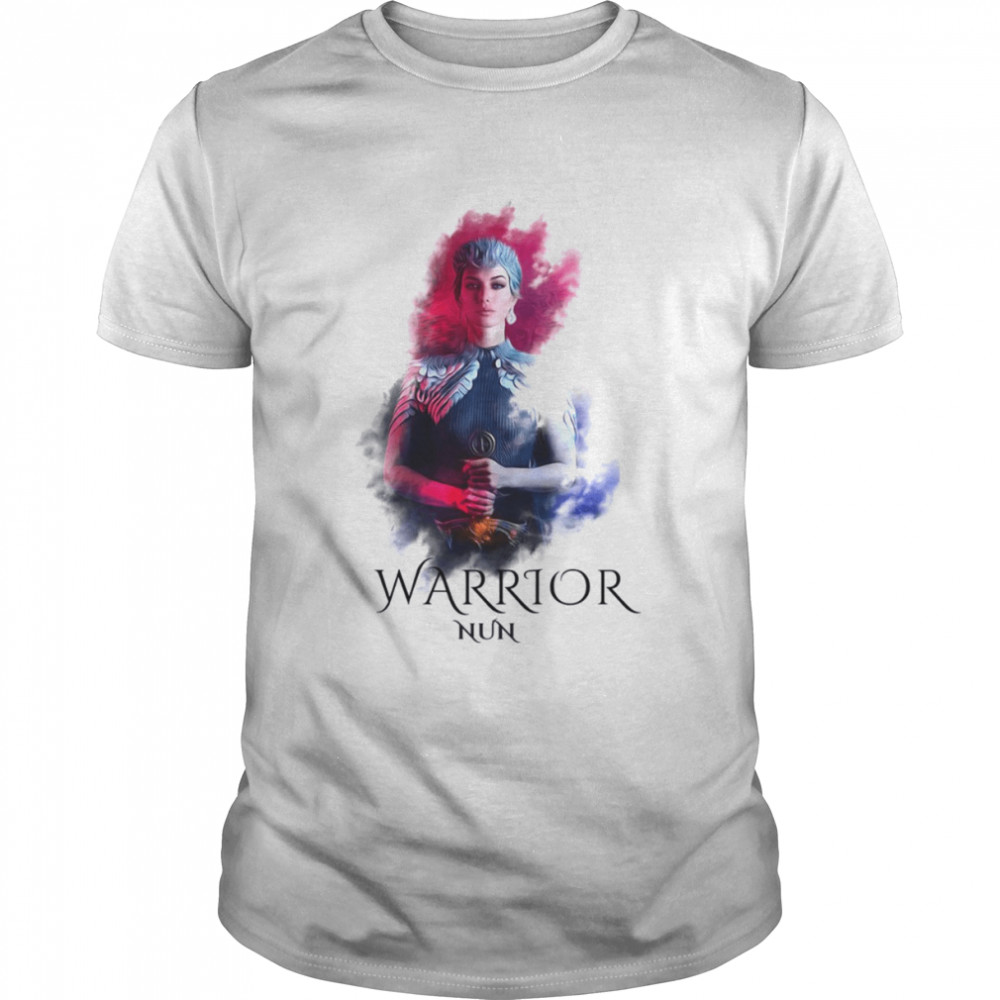 Watercolor Style Warrior Nun shirt