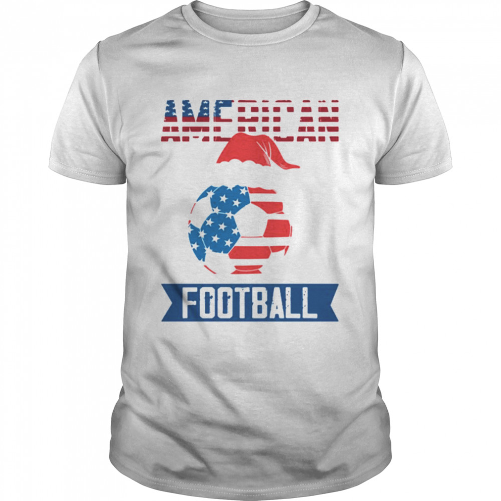 Wc Usa Flag Player Football American Team Is My Favorite Season Christmas shirt