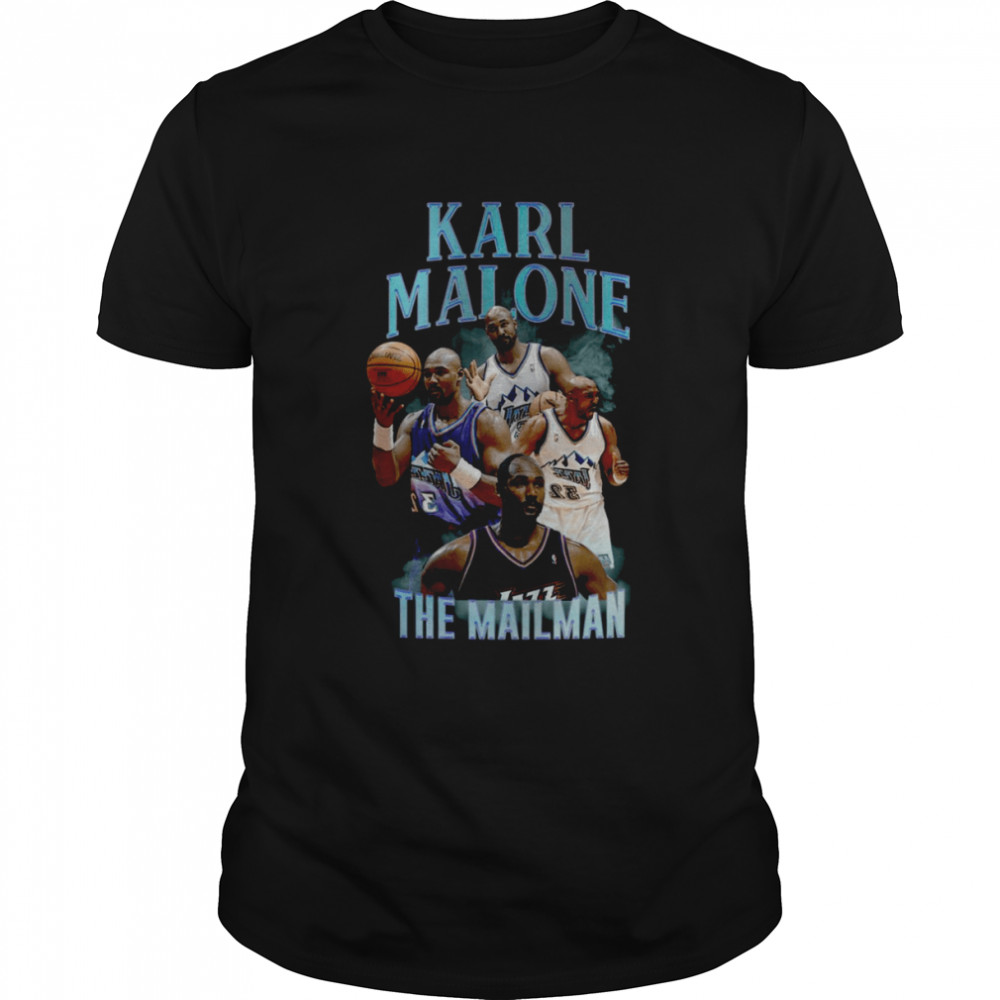 90s Design Karl Malone Collage The Mailman shirt