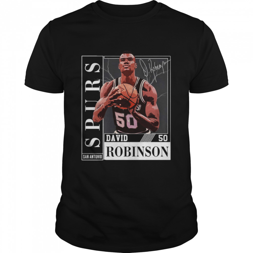 Basketball Signature Graphic David Robinson shirt